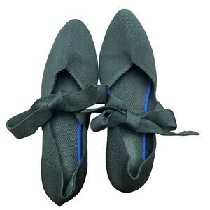 Black Flat Shoes 42 The Mary Jane Womens Pointed Bow Fabric Lightweight